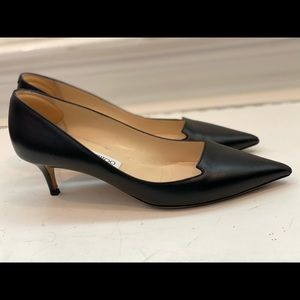 Classic black low heel jimmy choos. Size 38